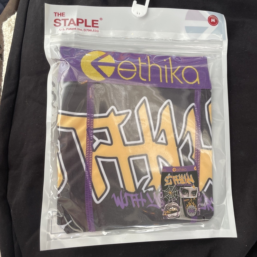 Ethika The Staple Pop Yo SHXT Design Boxer Briefs Men's Size Medium - NEW